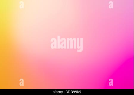 Abstrakter verlaufender Hintergrund, Unschärfe, Rosa, Lila, Orange. Stockfoto