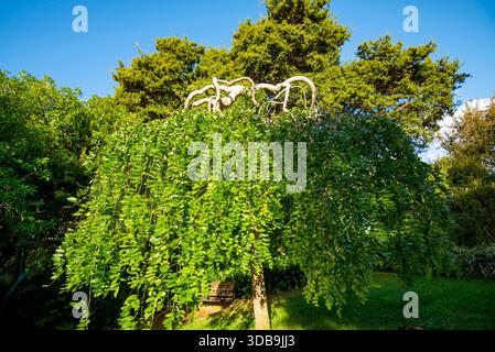 Japanische Pagode im Park Stockfoto