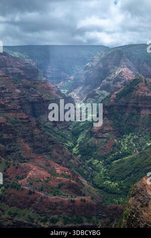Waimea Canyon auf Kauai, HI Stockfoto