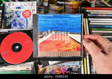 CD-Album: Red Hot Chili Peppers Stockfoto