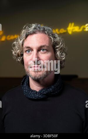 Kenneth Mulvany, Gründer des Vorstandsvorsitzenden von BenevolentAI, von der Gründung 2013 bis Juli 2021, fotografierte in der Londoner Zentrale in England, Großbritannien Stockfoto