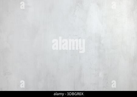 Hellgrau lackierter Wandhintergrund Stockfoto