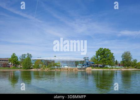 Prienavera Erlebnisbad am Chiemsee, Prien am Chiemsee, Oberbayern, Bayern, Deutschland, Europa Stockfoto