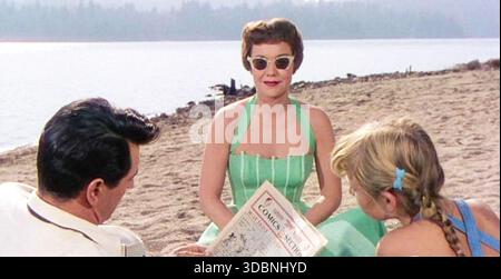 DER Film „MAGNIFICENT OBSESSION 1954 Universal Pictures“ mit Jane Wyman als Helen Phillips und Rock Hudson als Bob Merrick Stockfoto