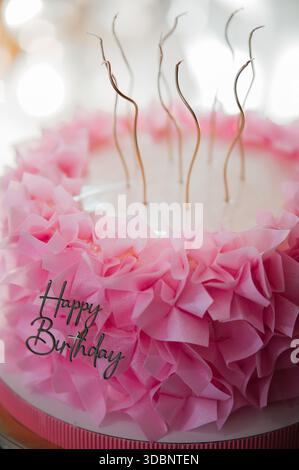 18 JAHRE GEBURTSTAGSKUCHEN Stockfoto