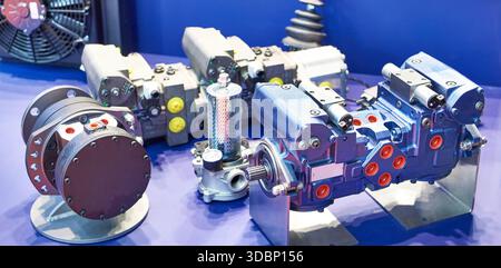Kraftübertragungsmechanismen für Industrie- und Landmaschinen Stockfoto