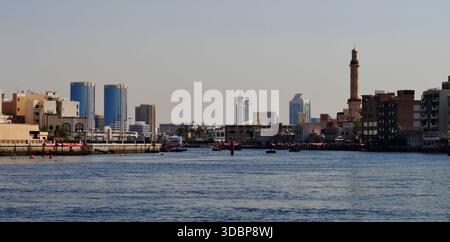 Dubai Creek, Dubai, Dubai Emirate, Vereinigte Arabische Emirate Stockfoto