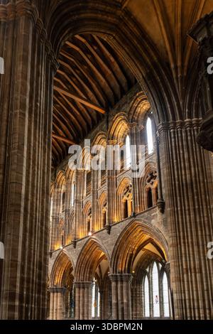 Schottland, Glasgow, Glasgow Cathedral, St. Mungo's Cathedral, Kirchenschiff Stockfoto