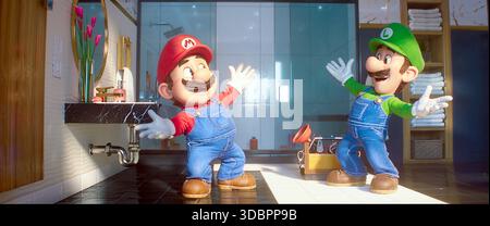 Das Super Mario Bros. Film (2023) *Filmstill - nur für redaktionelle Zwecke* siehe Besondere Anweisungen. CAP/TFS-Bild, das von Capital Pictures bereitgestellt wird Stockfoto