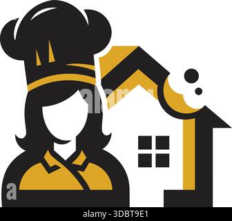 Restaurant-Konzept des Küchenchefs isoliert auf transparentem Hintergrund, Vector Stock Vektor