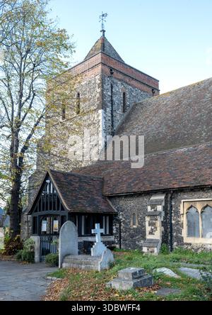 Church of St Helen and St Giles, Rainham, London, England, UK - English Parish Church. Stockfoto