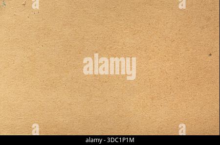 Brauner Hintergrund aus Recyclingpapier mit sichtbaren Details und Kopierbereich Stockfoto