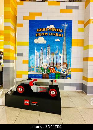 Lego Store Dubai Airport Stockfoto