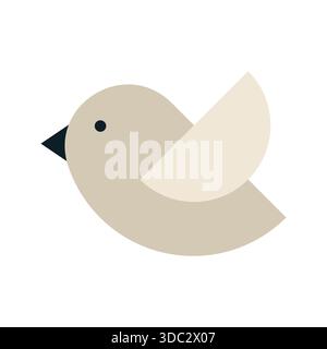 Geometrisches weihnachtliches Element. Für Einladung, Poster, Postkarte, Werbung. Vektorillustration, flache Ausführung Stock Vektor