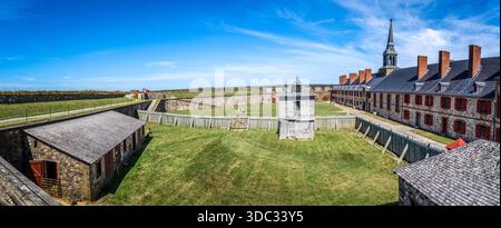 Festung von Louisbourg National Historic Site auf Cape Breton Nova Scotia Kanada Stockfoto