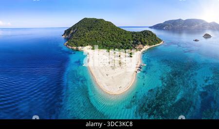 Insel Zakynthos Griechenland, National Marine Park, Dafni Strand, Caretta Schildkröte Stockfoto