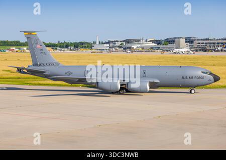 Stuttgart, Deutschland - 29. September 2025: USAF KC135 Stockfoto