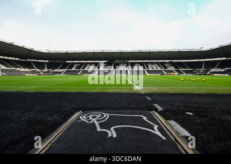 Pride Park, Derby am Samstag, den 20. Dezember 2025. Allgemeiner Blick ins Pride Park Stadium, Heimstadion von Derby County vor dem Sky Bet Championship-Spiel zwischen Derby County und Portsmouth im Pride Park, Derby am Samstag, den 20. Dezember 2025. (Foto: Jon Hobley | MI News) Credit: MI News & Sport /Alamy Live News Stockfoto