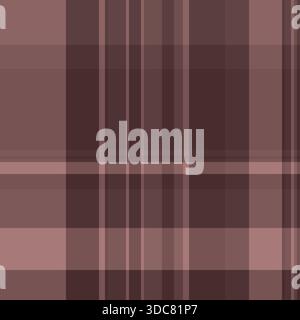 Pastell Check nahtloser Hintergrund, Streifen Vektor Muster Tartan. Tasche Stoff mit karierter Textil-Textur in Rot- und Pastellfarben. Stock Vektor
