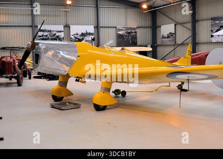 Miles Magister, Shuttleworth Collection, Old Warden, Bedfordshire, Großbritannien Stockfoto