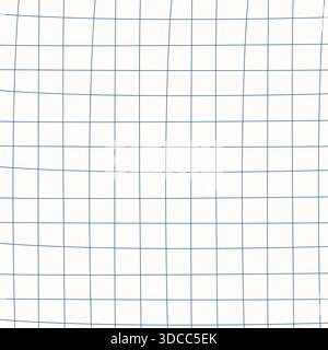 Graphen-Tintenkritzelprüfpapier. Druckbares quadratisches Rasterpapier mit Farblinien. Geometrischer Hintergrund für Schule, Verpackung, Einladungen, Karte Stock Vektor