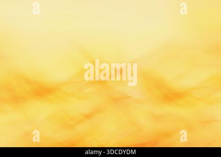 Abstrakter gelber Verlauf natürlicher Hintergrundierung. Verschwommene Sommerszene. Stockfoto