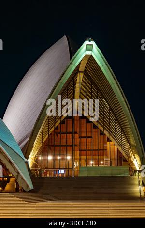 Sydney Opera House, Sydney, Australien Fensterdesign Stockfoto