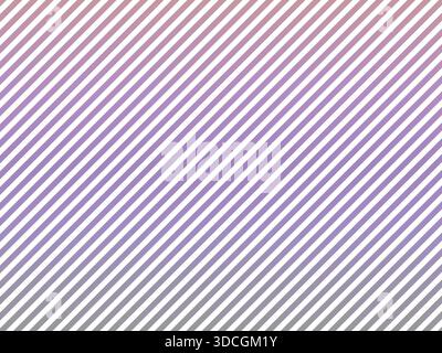 Dynamischer abstrakter Hintergrund mit einem diagonalen Streifenmuster mit einem glatten Farbverlauf von warmem Rosa zu kühlem Lila und Grau. Ideal für moderne Anwendungen Stock Vektor