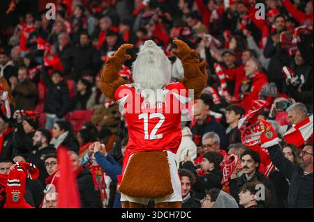 Lissabon, Portugal. 22. Dezember 2025. Benfica gegen Famalicao für die portugiesische Liga im Estadio da Luz in Lissabon. Quelle: Ricardo Rocha / Alamy Live News Stockfoto