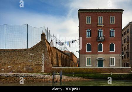 Nordküste von Venedig in der Lagune von Venedig Stockfoto