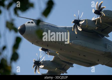 Airbus A400M Militärtransporter Stockfoto