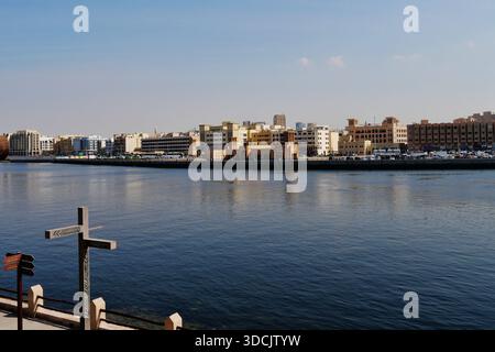 Dubai Creek, Dubai, Dubai Emirate, Vereinigte Arabische Emirate Stockfoto