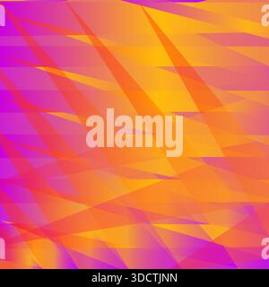 Heller abstrakter geometrischer Hintergrund mit Verlaufsvektor-Illustration. Trendiges modernes Grafikdesign für Cover Banner Hintergrund Poster Flyer Party Deco Stock Vektor