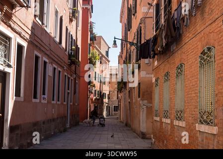 Ventian Kanäle und Straßen. Venedig, Italien Stockfoto