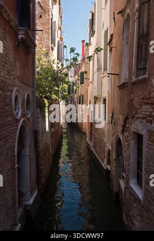 Ventian Kanäle und Straßen. Venedig, Italien Stockfoto