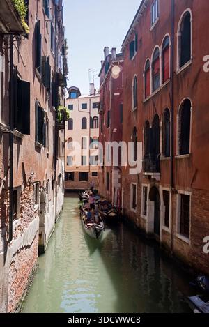 Ventian Kanäle und Straßen. Venedig, Italien Stockfoto