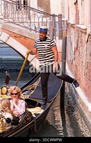 Ventian Kanäle und Straßen. Venedig, Italien Stockfoto