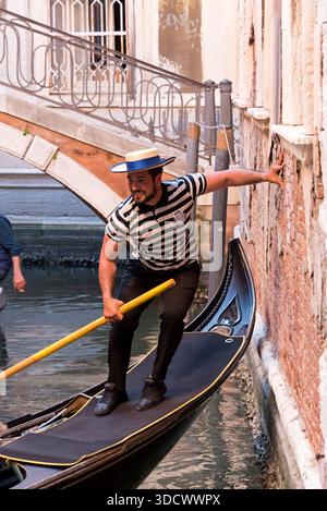 Ventian Kanäle und Straßen. Venedig, Italien Stockfoto