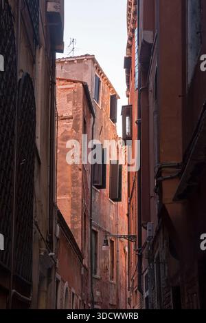 Ventian Kanäle und Straßen. Venedig, Italien Stockfoto