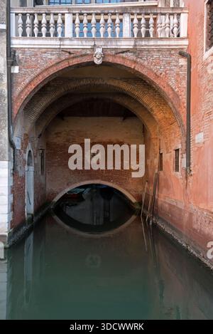Ventian Kanäle und Straßen. Venedig, Italien Stockfoto