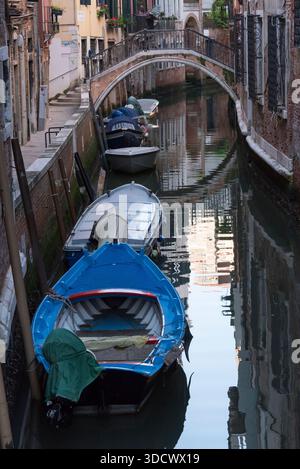 Ventian Kanäle und Straßen. Venedig, Italien Stockfoto