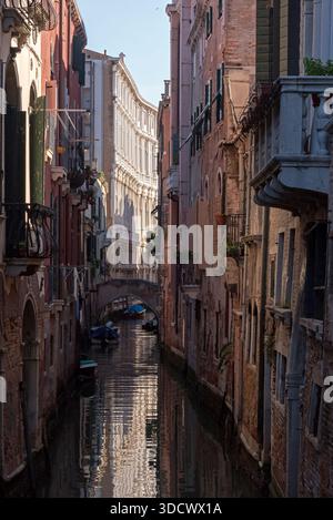 Ventian Kanäle und Straßen. Venedig, Italien Stockfoto