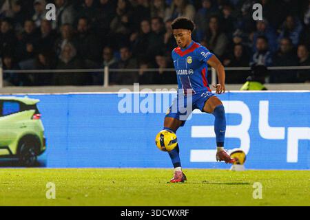 Francisco Chissumba während des Spiels der Liga Portugal zwischen den Teams des FC Alverca und des FC Porto (Maciej Rogowski/Ball Raw Bilder) Stockfoto