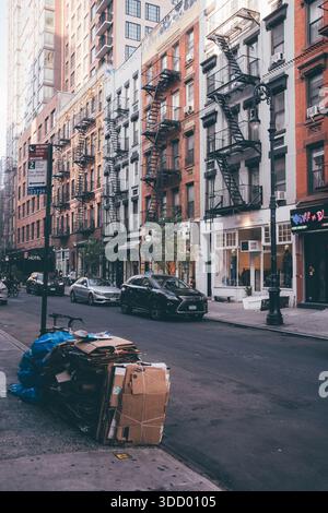 Straßen von Manhattan, New York, USA Stockfoto