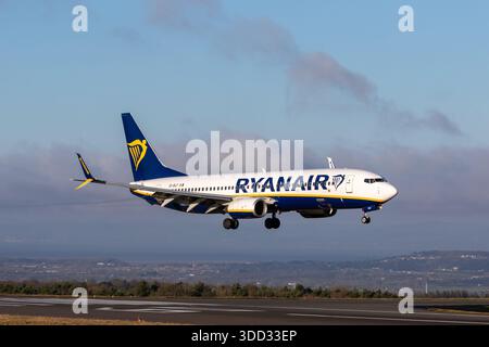 EI-DLF Boeing 737-8AS Ryanair Bristol Airport 27/12/2025 Stockfoto