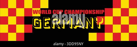 deutschland Country Backgound Design in Vector formet Stock Vektor