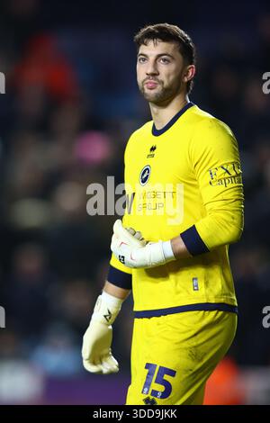 LONDON, Großbritannien - 29. Dezember 2025: Max Crocombe aus Millwall während des EFL Championship-Spiels zwischen Millwall FC und Bristol City FC in den (Credit: Craig Mercer/ Alamy Live News) Stockfoto