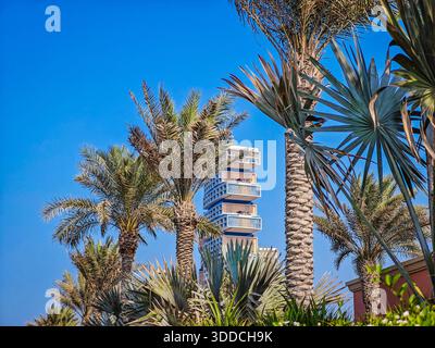 Atlantis The Royal - Luxusresort in der Ferne auf Palm Jumeirah, Dubai Stockfoto