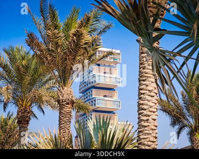 Atlantis The Royal - Luxusresort in der Ferne auf Palm Jumeirah, Dubai Stockfoto