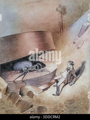 Martain Emerges, Krieg der Welten, 1906 Stockfoto